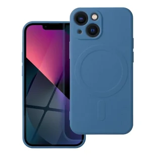 OEM Futerał Silicone Mag Cover Do Iphone 13 Mini Niebieski - Etui i futerały do telefonów - miniaturka - grafika 1