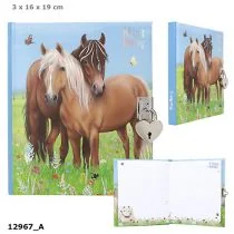 Pamiętnik na kłódkę Miss Melody 12967A - Szkolne artykuły papiernicze - miniaturka - grafika 1