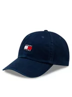 Czapki i chusty sportowe męskie - Tommy Jeans Czapka z daszkiem Heritage AM0AM12020 Granatowy - miniaturka - grafika 1
