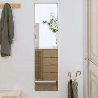 Lustra - vidaXL Lustro ścienne, 30x100 cm, szklane, prostokątne - miniaturka - grafika 1