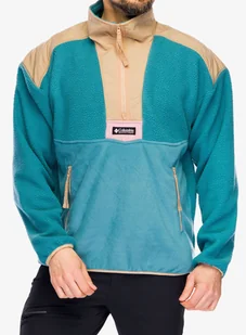 Bluza polarowa Columbia Riptide Fleece - cloudburst/canoe/salmon rose - Bluzy sportowe męskie - miniaturka - grafika 1