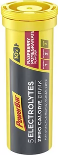 POWER BAR POWER BAR Elektrolity do rozpuszczania z kofeiną 5 ELECTROLYTES malina-granat - Produkty energetyczne i izotoniki - miniaturka - grafika 1