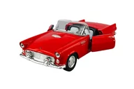 Samochody i pojazdy dla dzieci - WELLY OLD TIMER 1955 FORD THUNDERBIRD BEZ DACHU CZERWONY 1:34 SAMOCHÓD NOWY METALOWY MODEL - miniaturka - grafika 1
