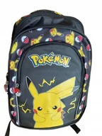 Plecaki szkolne i tornistry - POKEMON PIKACHU Plecak szkolny wielokomorowy A4 TORNISTER SZKOŁA WAKACJE - miniaturka - grafika 1