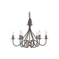 Lampy sufitowe - Elstead Lighting Windermere 6Lt Chandelier WM6 Elstead lampa wisząca stylowa świecznikowa WM6) - miniaturka - grafika 1