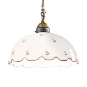 Lampy sufitowe - Lampa wisząca Nonna Blume, biało-czerwona, Ø 30 cm - miniaturka - grafika 1