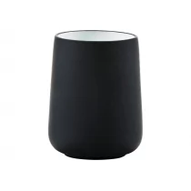 Zone Denmark ZONE szczoteczka do zębów kubek Nova, porcelana z powłoką Soft-Touch, czarna, ok. 10 cm wys. - Szczoteczki do zębów - miniaturka - grafika 1