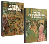 Książki o kulturze i sztuce - Pakiet Malarze Pieter Bruegel / Henri de Toulouse-Lautrec - Luba Ristujczina - miniaturka - grafika 1