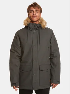 Quiksilver Kurtka zimowa Long Trip Jckt EQYJK03988 Szary Regular Fit - Kurtki męskie - miniaturka - grafika 1