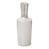 Wazony i flakony - Wazon Dekoracyjny Ceramiczny Simona 13X13X36 Perłowy - miniaturka - grafika 1