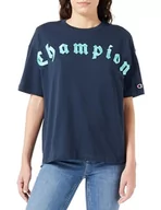 Koszulki i topy damskie - Champion T-Shirt Damski, Turkusowy, S - miniaturka - grafika 1