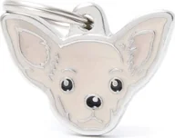 Odblaski i adresówki - Zawieszka Adresówka Identyfikator z grawerem dla Chihuahua Cream - miniaturka - grafika 1