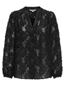 Bluzki damskie - ONLY Bluzka Korsa 15360837 Czarny Oversize - miniaturka - grafika 1