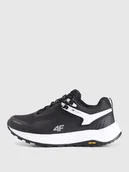 Buty trekkingowe męskie - 4F Niskie buty trailowe z membraną męskie - czarne 46 - miniaturka - grafika 1