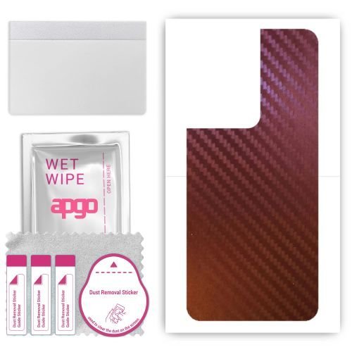 folia naklejka skórka strukturalna na TYŁ do Oppo Reno9 - Carbon Kameleon CAKA5 - apgo SKINS