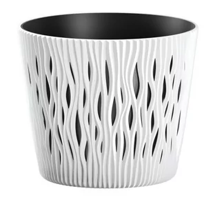 Prosperplast SANDY ROUND Doniczka 15,8 cm, biały DSR160 - Donice - miniaturka - grafika 1