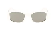 Okulary przeciwsłoneczne - KARL LAGERFELD Okulary przeciwsłoneczne damskie, biały, Rozmiar uniwersalny - miniaturka - grafika 1