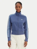Bluzy damskie - adidas Bluza Firebird Classic KC6565 Niebieski Regular Fit - miniaturka - grafika 1