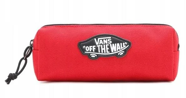 Piórnik Vans EASY czerwony z logo 126x211 mm