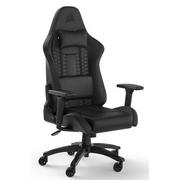 Fotele gamingowe - CORSAIR TC100 Relaxed Leatherette Czarny - miniaturka - grafika 1