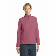Bluzy damskie - Damska bluza polarowa Jack Wolfskin TAUNUS HZ W raisin - S - miniaturka - grafika 1