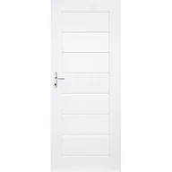 Drzwi wewnętrzne - Skrzydło drzwiowe Prim slim 12 biały pełne 80 P - miniaturka - grafika 1