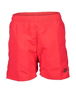 Kąpielówki dla chłopców - Arena Boys' Beach Boxer Solid R Swim Trunks Unisex-dla dzieci i młodzieży, Fluo Red Dark Oliwki, 6-7 anni - grafika 1