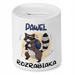 Skarbonka 330 ml Dla Pawła Syna Dziecka Prezent z Nadrukiem ze Zdjęciem + Opakowanie na prezent (wzór 01) - Skarbonki - miniaturka - grafika 1