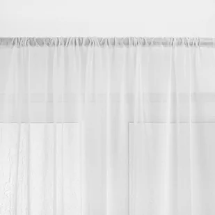 Firana KRESZ kolor biały styl klasyczny tunel tunel 5 cm woal gnieciony 280x240 homede - SCURT/HOM/KRESZ/TUNNEL/WHITE/280x240 - Firany - miniaturka - grafika 1