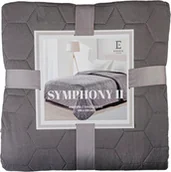 Narzuty - Narzuta na łóżko, pikowana, nowoczesna Symphony II 170x210cm Szara - miniaturka - grafika 1