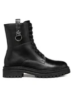 Botki damskie - Geox Botki D Iridea D46HRB 00043 C9999 Czarny - miniaturka - grafika 1