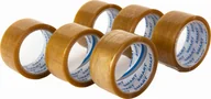 Taśmy klejące - Smart Taśma Pakowa SMART Transparent Kauczuk Naturalny SOLVENT 48/60y - 6 szt. - miniaturka - grafika 1
