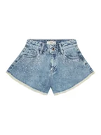 Spodenki damskie - Guess Szorty jeansowe J5GD42 D45E0 Różowy Regular Fit - miniaturka - grafika 1