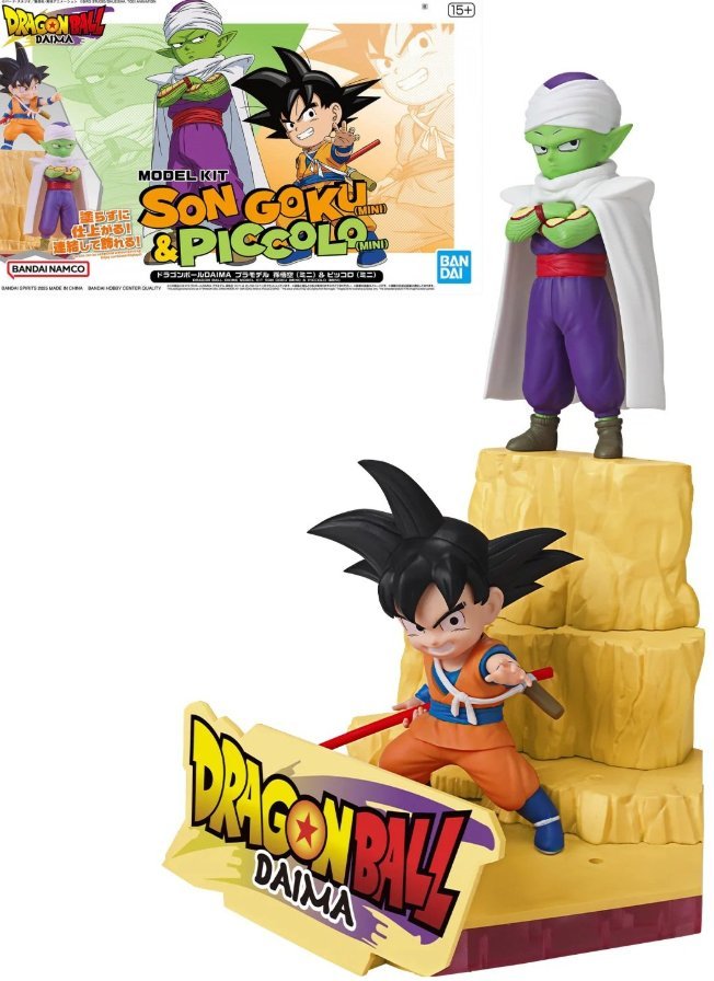 dragon ball daima son goku (mini) & piccolo (mini) - model kit