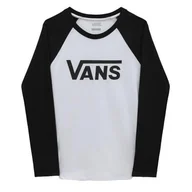 Koszulki i topy damskie - T-shirt Damski VANS Flying V Everyday Raglan WHTBL VN000AEMYB21 XXS - miniaturka - grafika 1