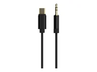 Kable USB - GEMBIRD Kabel USB typu C do stereo 3.5mm AUX 1.5m czarny - miniaturka - grafika 1