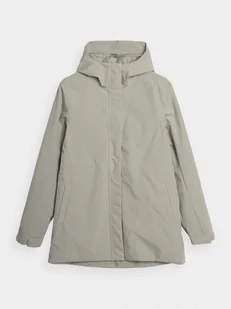 Damska kurtka parka przejściowa 4F 4FWSS25TTJAF686 - oliwkowa - Kurtki damskie - miniaturka - grafika 1