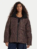 Kurtki damskie - Guess Kurtka zimowa W5BL47 W3702 Brązowy Regular Fit - miniaturka - grafika 1