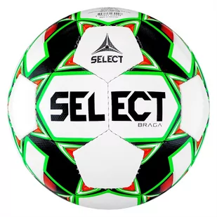 Select Piłka nożna Braga biało-zielono-pomarańczowa 0906 - Piłka nożna - miniaturka - grafika 1