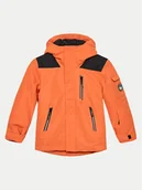Kurtki narciarskie - 4F Kurtka snowboardowa 4FJWAW24TTJAM538 Pomarańczowy Regular Fit - miniaturka - grafika 1