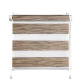 Rolety - Mini roleta fast dzień i noc Sahara 43,5 x 140 cm brąz Mardom - miniaturka - grafika 1
