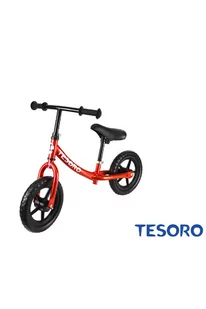 Tesoro Rowerek biegowy dla dzieci PL-8 Czerwony metalic GXP-736584 - Rowerki biegowe - miniaturka - grafika 3