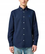 Koszule męskie - Koszula Wrangler OXFORD SHIRT 112357241 Dark Navy M - miniaturka - grafika 1