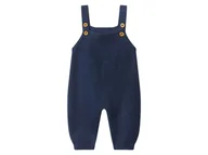 Spodenki dla niemowląt - Lupilu Ogrodniczki niemowlęce z biobawełny Granatowy 86/92 - miniaturka - grafika 1