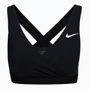 Biustonosz do karmienia Nike Swoosh Bra black/white - Bielizna sportowa damska - miniaturka - grafika 1