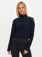 Swetry damskie - Guess Golf Zylee W4BR39 Z2WX0 Granatowy Regular Fit - miniaturka - grafika 1