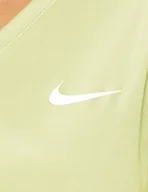 Koszulki i topy damskie - Nike koszulka damska W Nk Miler Top Vneck Limelight/(Reflective Silv) M - miniaturka - grafika 1