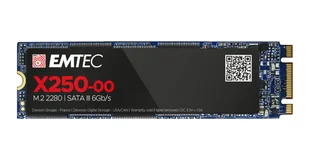 Emtec X250 2 TB M.2 Serial ATA III 3D NAND ECSSD2TX250 - Dyski SSD - miniaturka - grafika 1