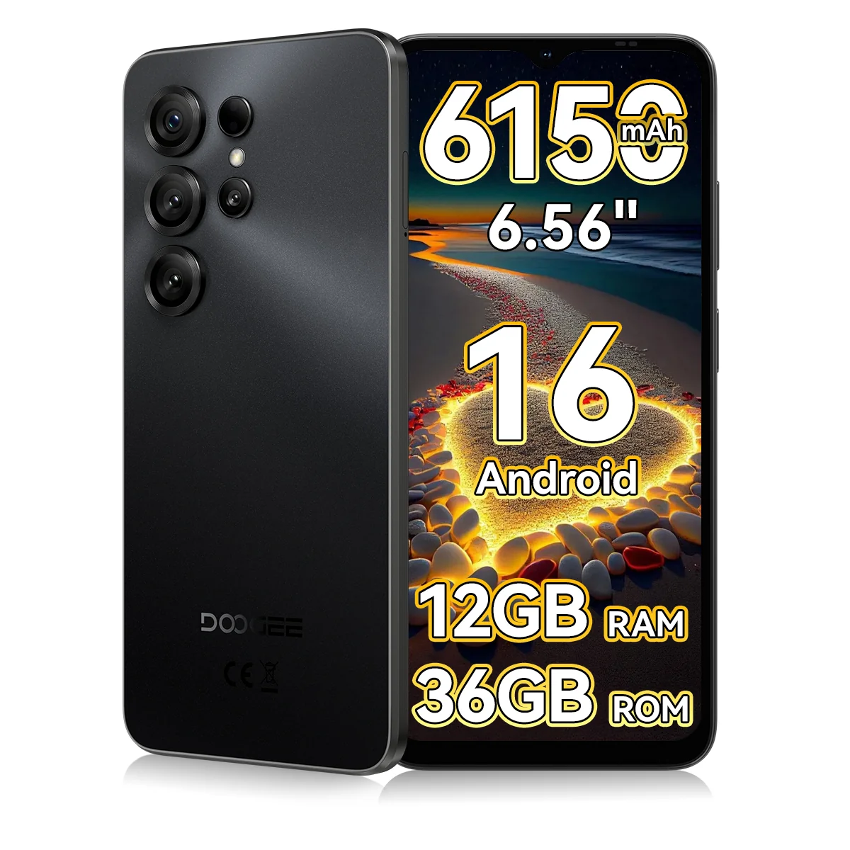 Doogee Note 56 X Lite 12/32GB Czarny