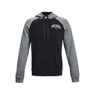 Bluzy męskie - Męska Bluza UNDER ARMOUR UA RIVAL WM COLORBLOCK HD 1373363-001 – Czarny - miniaturka - grafika 1